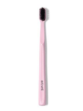 🌶4/$12 NIP BOKA Pink Soft Classic Toothbrust Activated-Charcoal Bristles